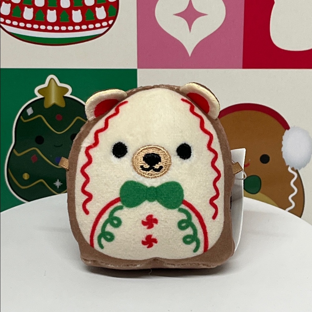Squishmallows Micromallows Holiday Bear  - Tolef